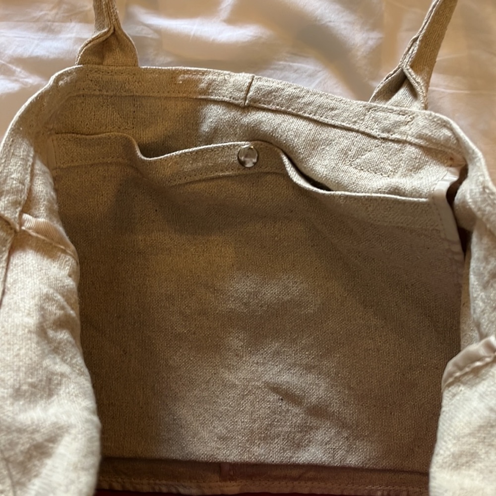 Hobo Canvas Tote. Color Crimson. NWT. - Picture 3 of 3